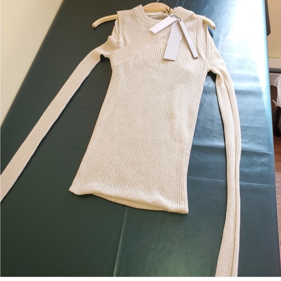 Rick Owens Membrane Banana Sweater in “Oyster” - Picture 9 of 16